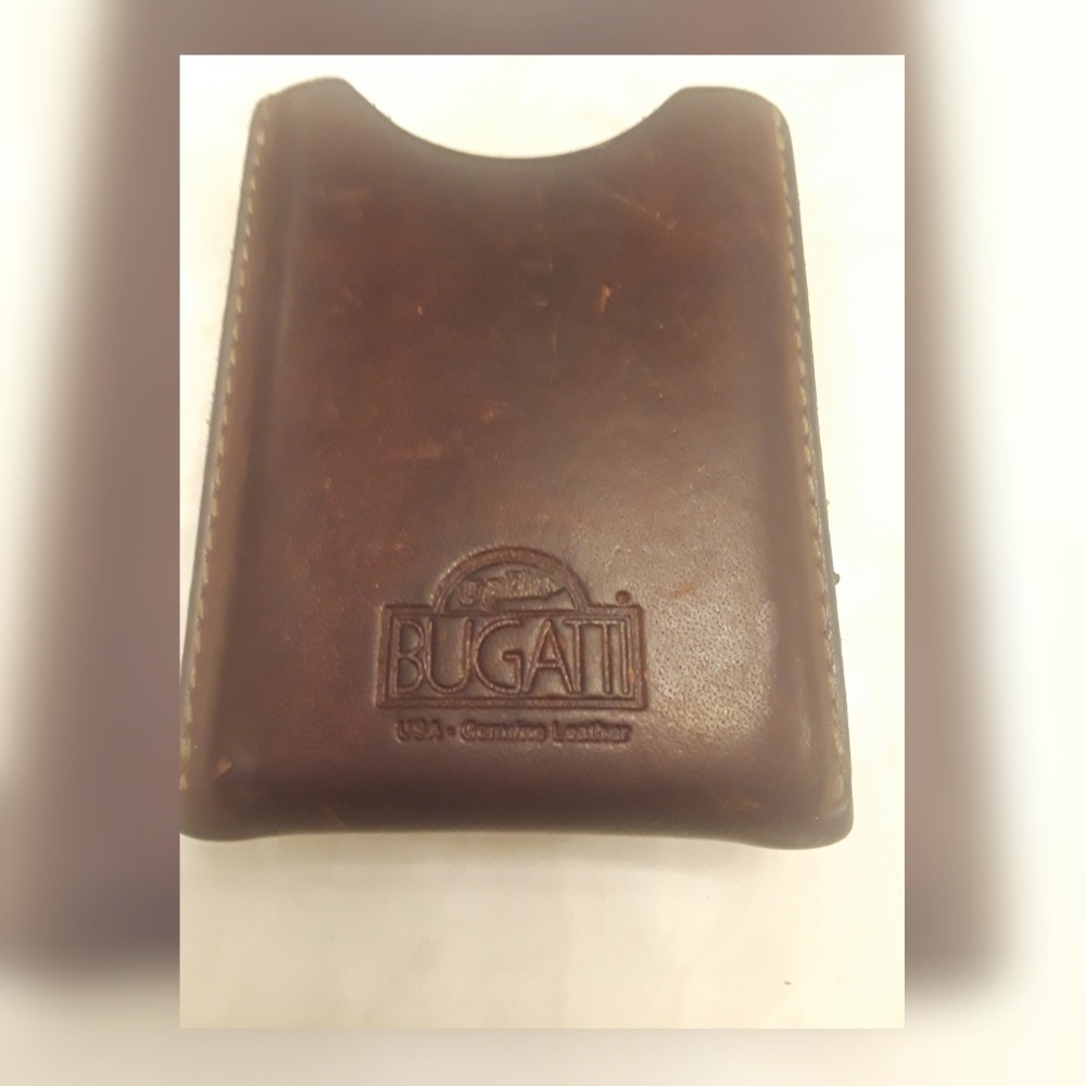 Bugatti Leather Money Clip and Cardholder